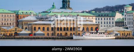 Göteborg, Schweden - 12. november 2023: PLD-Passagierboot im Casino Cosmopol vor Anker gestellt Stockfoto