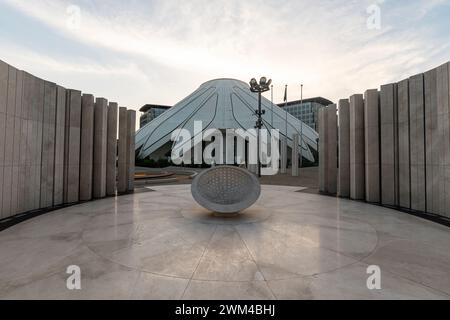 Dubai, Vereinigte Arabische Emirate. 29. November 2022: dubai Ausstellungszentrum. VAE-Pavillon auf der expo 2020 Stockfoto