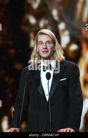Berlin, Deutschland. Februar 2024. Paul Mirabel nahm am 23. Februar 2024 an den 49. Cesar Film Awards im L’Olympia in Paris Teil. Foto: Aurore Marechal/ABACAPRESS.COM Credit: Abaca Press/Alamy Live News Stockfoto