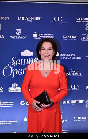 Ute Freudenberg beim 16. SemperOpernball 2024 in der Semperoper. Dresden, 23.02.2024 Stockfoto