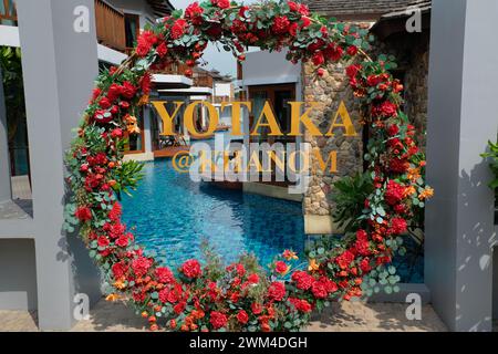 Yotaka Hotel, Khanom Thailand Stockfoto