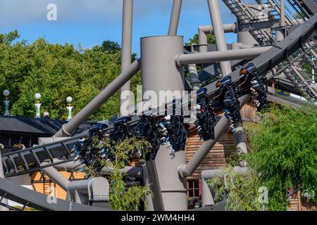 stockholm, schweden, 02 aug 2023, Vergnügungspark groena lund *** stockholm, schweden, 02. aug 2023, vergnügungspark groena lund Copyright: XWolfgangxSimlingerx Stockfoto