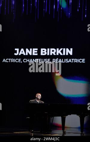Berlin, Deutschland. Februar 2024. Sofiane Pamart nahm am 23. Februar 2024 an den 49. Cesar Film Awards im L’Olympia in Paris Teil. Foto: Aurore Marechal/ABACAPRESS.COM Credit: Abaca Press/Alamy Live News Stockfoto