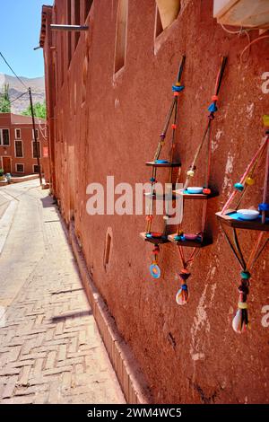 Abyaneh Village im iran, traditionelle Architektur des Abyaneh Village Stockfoto