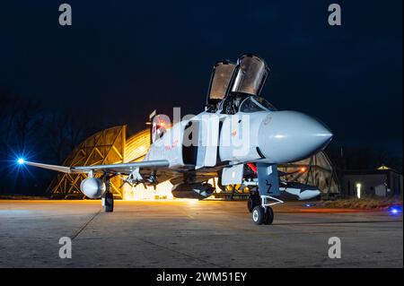 Ein McDonnell Douglas Phantom FGR2 Kampfflugzeug der Royal Air Force. Stockfoto