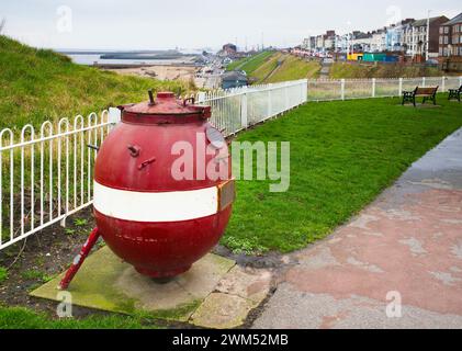 Von der Schiffswracks der Mariners' Society in Roker Beach, Sunderland Stockfoto