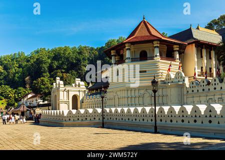 Tempel des Zahns in Kandy, Sri Lanka Stockfoto