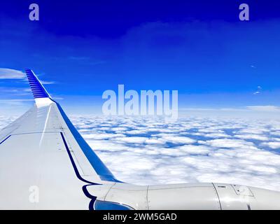 Flug von Buenos Aires nach Santiago de Chile Stockfoto