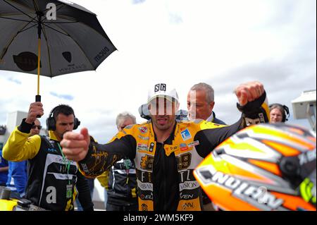 Phillip Island Grand Prix Circuit, 24. Februar 2024: 29 Andrea Iannone (ITA) Ducati Panigale V4R vom TEAM GEHEN ELF während der Superbike-Weltmeisterschaft 2024. (Foto von Damir IVKA/ATP Images) (IVKA DAMIR /ATP/SPP) Credit: SPP Sport Pressefoto. /Alamy Live News Stockfoto