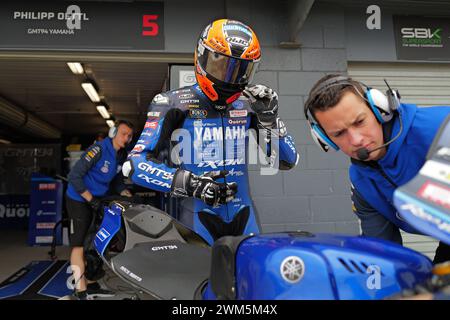 Phillip Island, Cowes, 24. Februar 2024; australische Runde der Superbike-Weltmeisterschaft.WSBK # 5 Philipp Oettl GER Yamaha YZF R1 GMT94 Yamaha Copyright. Damir IVKA/ATP Images (IVKA DAMIR /ATP/SPP) Credit: SPP Sport Pressefoto. /Alamy Live News Stockfoto