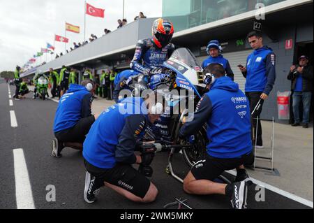 Phillip Island, Cowes, 24. Februar 2024; australische Runde der Superbike-Weltmeisterschaft.WSBK # 5 Philipp Oettl GER Yamaha YZF R1 GMT94 Yamaha Copyright. Damir IVKA/ATP Images (IVKA DAMIR /ATP/SPP) Credit: SPP Sport Pressefoto. /Alamy Live News Stockfoto