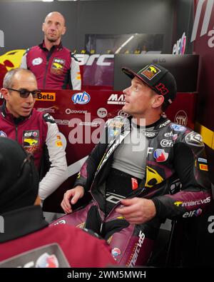 Phillip Island, Cowes, 24. Februar 2024; australische Runde der Superbike-Weltmeisterschaft.WSBK #14 Sam Lowes GBR Ducati Panigale V4R elf Marc VDS Racing Team. Copyright. Damir IVKA/ATP Images (IVKA DAMIR /ATP/SPP) Credit: SPP Sport Pressefoto. /Alamy Live News Stockfoto