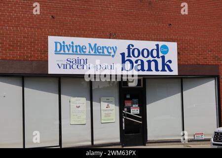 Windsor, Ontario, Kanada – 17. September 2023: Divine Mercy Food Bank Stockfoto