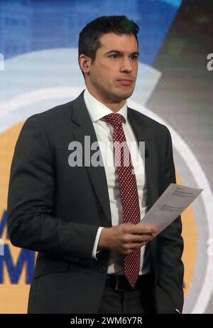 Newark, NY, USA. Februar 2024. Gio Benitez wurde am 23. Februar 2024 bei Good Morning America in New York City gesehen. Quelle: Rw/Media Punch/Alamy Live News Stockfoto