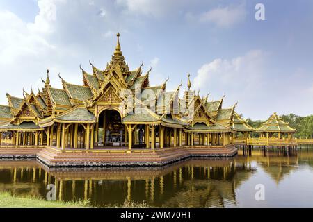 Pavillon der Erleuchteten in der antiken Stadt Muang Boran, Provinz Samut Prakan, Thailand Stockfoto