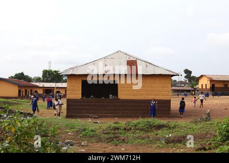 Allgemeine Ansichten der Muttergewerkschaftsvorschule in Bo, Sierra Leone, Afrika. Stockfoto