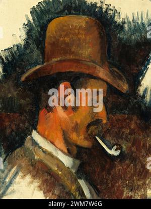 Mann mit Rohr. Paul Cézanne. 1892/1896. Stockfoto