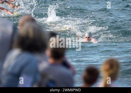 World Cup Triathlon Ahuriri - Napier 24. Februar 2024 Stockfoto