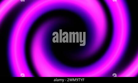 Abstrakter Hintergrund psychedelische Spirale rosa Schwarz Stockfoto