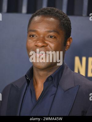Los Angeles, USA. Februar 2024. Los Angeles, Usa. Februar 2024. David Oyelowo nimmt am Samstag, den 24. Februar 2023, an den 30. Jährlichen sag Awards im Shrine Auditorium and Expo Hall in Los Angeles, Kalifornien, Teil. Foto: Chris Chew/UPI Credit: UPI/Alamy Live News Credit: UPI/Alamy Live News Stockfoto