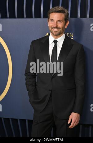 Los Angeles, USA. Februar 2024. Los Angeles, Usa. Februar 2024. Bradley Cooper nimmt an den 30. Jährlichen sag Awards im Shrine Auditorium and Expo Hall in Los Angeles, Kalifornien, am Samstag, den 24. Februar 2023 Teil. Foto: Chris Chew/UPI Credit: UPI/Alamy Live News Credit: UPI/Alamy Live News Stockfoto