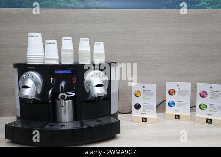 Nespresso-Kaffee Stockfoto