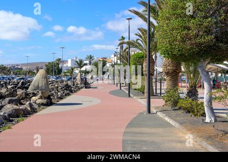 Puerto del Rosario, Spanien, 16. Februar 2024: Blick auf den Parque escultorico in Puerto del Rosario, Fuerteventura auf den Kanarischen Inseln Spaniens Stockfoto