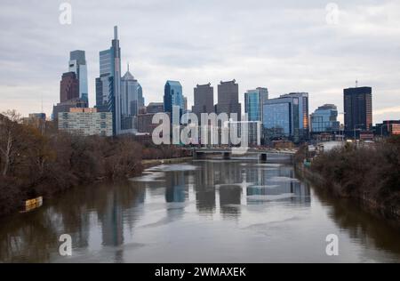 Skyline von Philadelphia Stockfoto