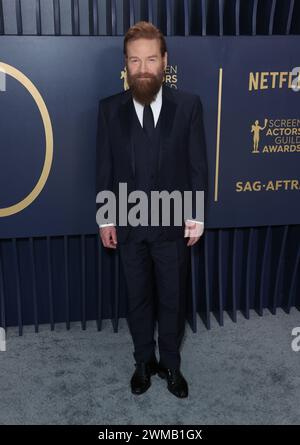 LOS ANGELES, KALIFORNIEN, USA – 24. FEBRUAR 2024: Kenneth Branagh kommt zu den 30. Jährlichen Screen Actors Guild Awards im Shrine Auditorium und in der Expo Hall in Los Angeles, Kalifornien, USA. (Foto: Xavier Collin/Image Press Agency) Stockfoto