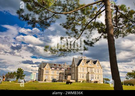 Universidad Internacional Menéndez Pelayo, Palacio und Península de la Magdalena, Santander, Kantabrien, Spanien, Europa Stockfoto