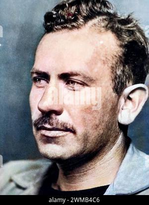 JOHN STEINBECK (1902–1968) US-amerikanischer Schriftsteller im Jahr 1939 Stockfoto