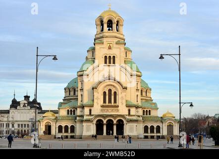St. Alexander-Newski-orthodoxe Kathedrale in Sofia Bulgarien, Osteuropa, Balkan, EU Stockfoto