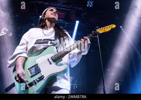 Marlena tritt am 23. Februar 2024 im Sala Apolo in Barcelona auf. Fotograf: Ale Espaliat Stockfoto