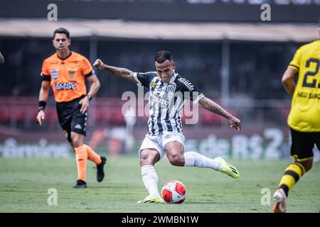 Sao Paulo, Brasilien. Februar 2024. SP - SAO PAULO - 02/25/2024 - PAULISTA 2024, SANTOS (Foto: Abner Dourado/AGIF/SIPA USA) Credit: SIPA USA/Alamy Live News Stockfoto