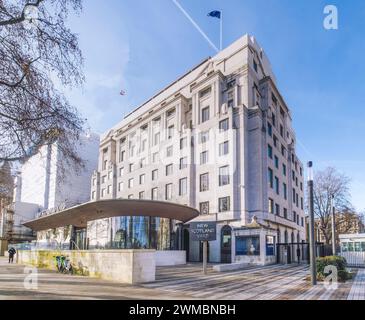 Hauptquartier Der Metropolitan Police, New Scotland Yard, Victoria Embankment, Westminster, London Stockfoto