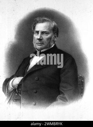 Jean-Baptiste Boussingault, Jean-Baptiste Joseph Dieudonné Boussingault (1801–1887) französischer Chemiker Stockfoto