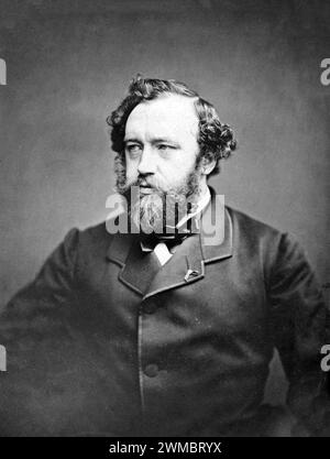 Adolphe Sax, Antoine-Joseph „Adolphe“ Sax (1814–1894) belgischer Erfinder und Musiker, der das Saxophon erfand Stockfoto