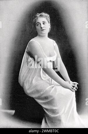 Sibyl Sanderson (1864–1903) amerikanischer Opernsopran Stockfoto