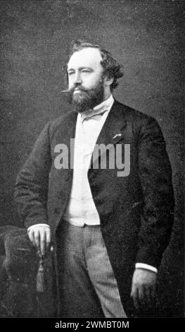 Adolphe Sax, Antoine-Joseph „Adolphe“ Sax (1814–1894) belgischer Erfinder und Musiker, der das Saxophon erfand Stockfoto