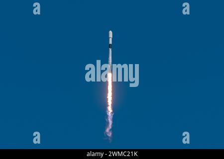 SpaceX Falcon 9 NG-20 Raketenstart Stockfoto