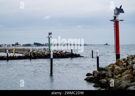 Groemitz ist ein Ferienort an der deutschen ostseeküste Stockfoto