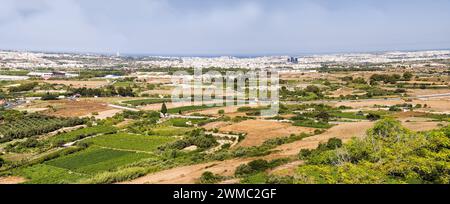 Tür und Fassade der historischen Polizeistation im historischen Zentrum von Mdina auf der Insel Malta Stockfoto