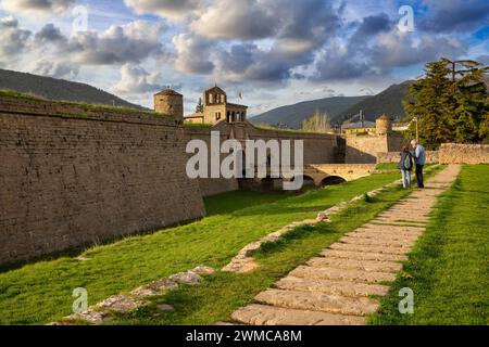 La Ciudadela, Zitadelle, Schloss von St. Peter, Jaca, Provinz Huesca, Aragón, Spanien, Europa Stockfoto