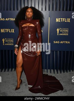 Ciara nimmt am 24. Februar 2024 an den 30. Annual Screen Actors Guild Awards im Shrine Auditorium und der Expo Hall in Los Angeles Teil. Foto C Flanigan/imageSPACE/SIPA USA Stockfoto