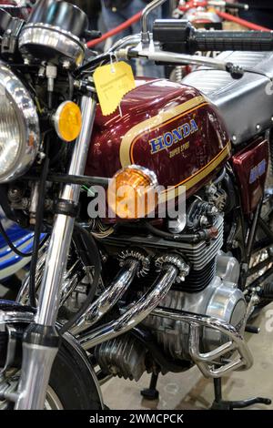 Die Bristol Classic Motorcycle Show 2024 Honda CB400-4 Supersport Stockfoto