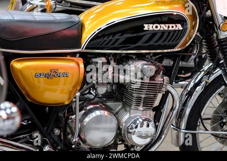 Die Bristol Classic Motorcycle Show 2024 Honda CB500 Four Stockfoto