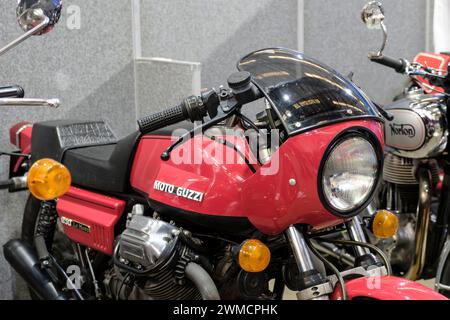 Die Bristol Classic Motorcycle Show 2024. 850 ccm Moto Guzzi LeMans Stockfoto