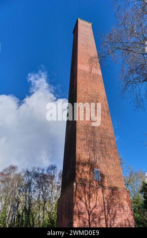 Stirchley Chimney, Telford Town Park, Telford, Shropshire Stockfoto