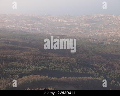 Aussichtspunkt El Valle (Nationalpark Teide, Teneriffa, Kanarische Inseln, Spanien) Stockfoto