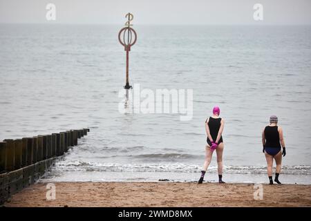 Sand und Strand, Portobello Küstenvorort von Edinburgh, Schottland Stockfoto